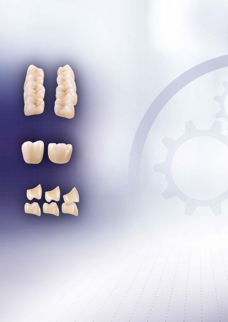 VITA MFT PRINCIP OZUBENÉHO KOLA PRO AUTOMATICKÉ OSAZENÍ ZUBY jasně definované kontaktní body optimalizované funkce designu stoliček Reprodukovatelný vztah kontaktů VITA MFT princip ozubeného kola