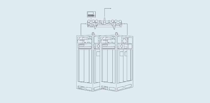 PLASTINUM - řešení pro mikrobuněčné pěnové vstřikování 05 Inteligentní rozvody plynů Inteligentní rozvody plynů Systém PLASTINUM Perfoamer tvoří: Kondicionér, který zajišťuje potřebnou teplotu a
