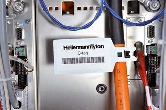 5.1 Označení vodičů a kabelů Identifikační etikety na označování kabelových svazků Etikety Q-tag Q-tags jsou používány pro označení kabelů nebo kabelových svazků s jsou připevněny pásky Q-tie.