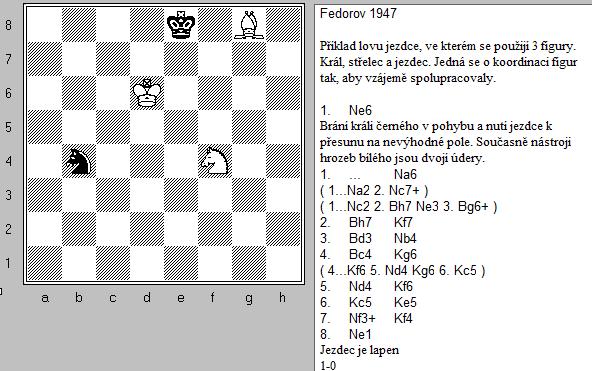 Jestliže tam figury plnily stejný úkol (napadaly jednu nebo dvě figury soupeře) tak zde jedna figura napadá a druhá omezuje pohyb