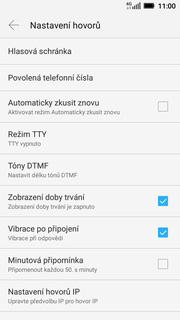 Nastav. kontaktů v seznamu pevné volby Na domovské obrazovce stisknete ikonu Telefon. 2.