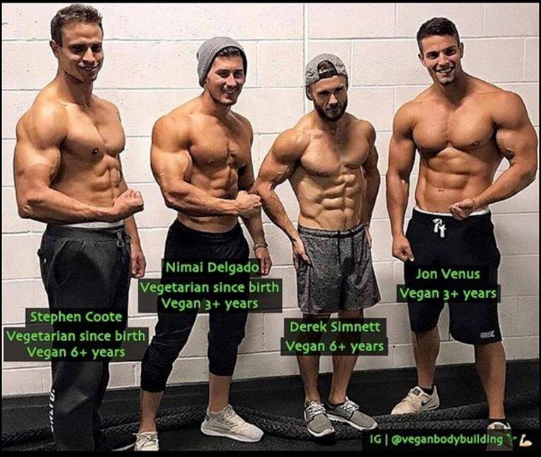 Vegan sportovci Mýtus - na