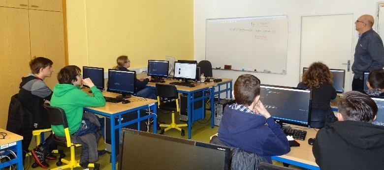 Spolupráce pro budoucnost stáž žáků ze ZŠ TGM Možnost vytvořit si vlastní webové stránky, blog nebo internetový obchod to je v dnešní době obrovská