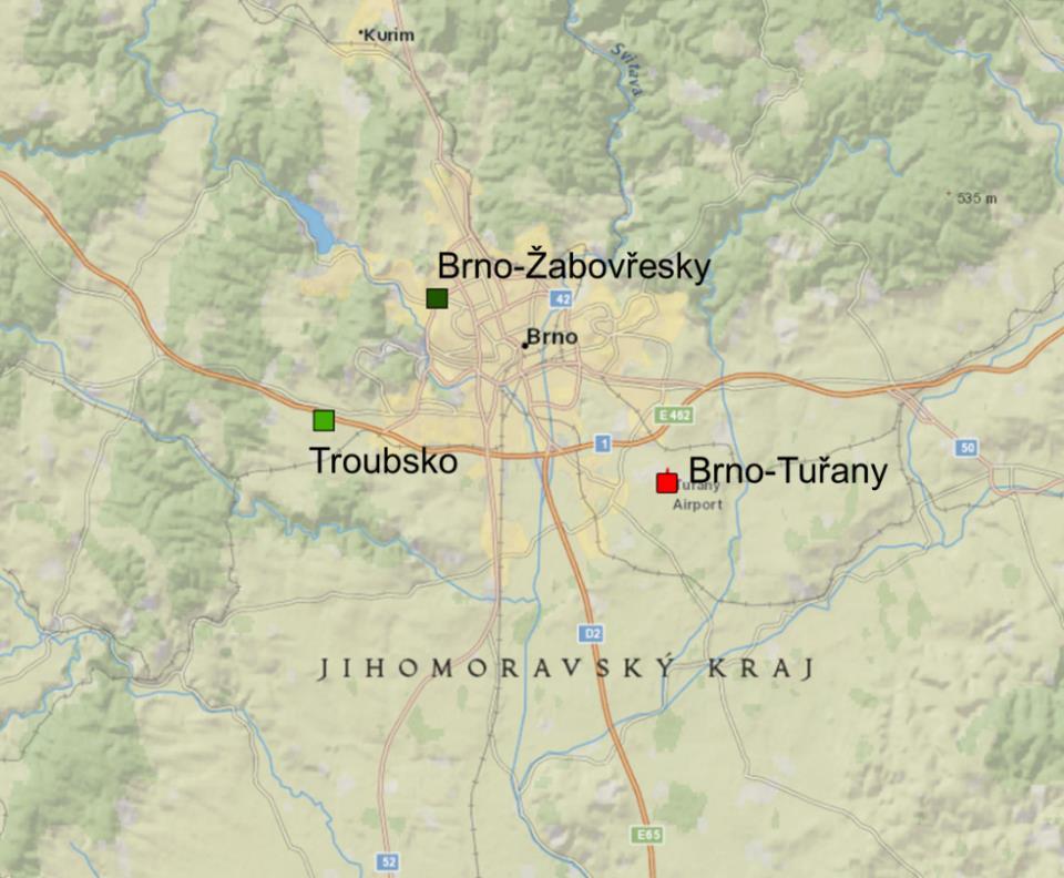 charakterizováno nízkou hustotou zástavby. Můžeme konstatovat, že tato stanice splňuje parametry klimatologické stanice podle předpisů (Lipina, Židek, 2014).