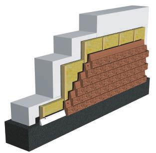 tepelné tl.izolace (min. 40 mm) kotvy MUNGO délka a průměr dle static.