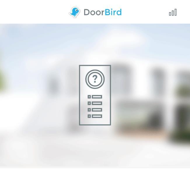 D301 - Nastavení Místo videa se na stránce Živého obrazu zobrazí zástupný symbol. Uživatelské rozhraní je stejné jako nastavení zařízení DoorBird (strana 7).