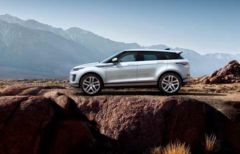 POHON VŠECH KOL 2 Range Rover Evoque má pohon všech kol (AWD), který zaručuje, že si vždy můžete vychutnat suverénní jízdu na silnici i v terénu.