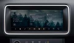 TECHNOLOGIE INFORMAČNÍ A ZÁBAVNÍ SYSTÉMY Všechny modely Range Rover Evoque jsou vybaveny naším informačním a zábavním systémem InControl Touch Pro, který poskytuje nepřeberné množství informací a