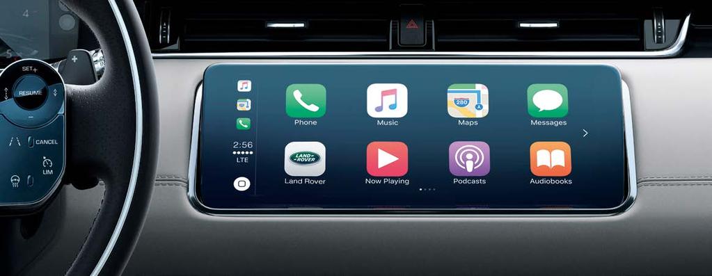 VÝBAVA NA PŘÁNÍ SMARTPHONE PACK Paket Smartphone Pack vám díky sdílení obrazovky s informačním a zábavním systémem InControl modelu Range Rover Evoque umožní udržovat spojení s vaším chytrým