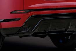 KROK 4 VYBERTE SI INTERIÉR BLACK EXTERIOR PACK Nevšední vzhled modelu Range Rover Evoque lze dále vylepšit na přání dodávaným paketem Black Exterior Pack.