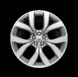 Evoque S 18" KOLA Z LEHKÉ SLITINY S 5 DVOJITÝMI PAPRSKY, GLOSS SPARKLE SILVER (STYLE 5074) Standardní výbava modelů Range Rover Evoque R-Dynamic 2 a Range Rover Evoque R-Dynamic S 20" KOLA Z LEHKÉ