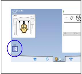 5.10 Výběr Dynamického Řízení Expozice (DEC) Dynamické řízení expozice je volitelní funkce pro přístroje Planmeca ProMax 2D. Stiskněte tlačítko DEC.