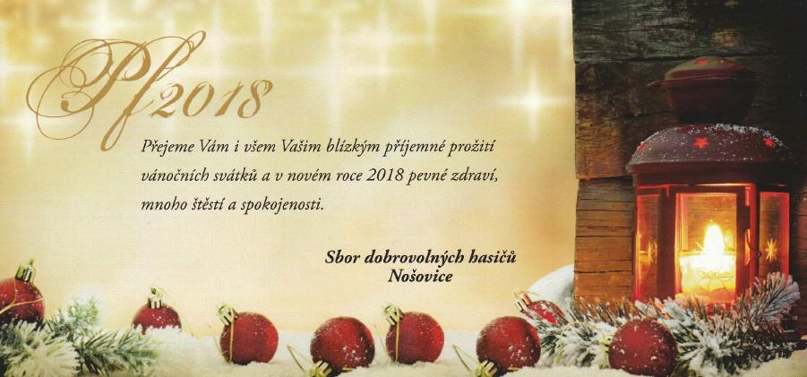 Milí čtenáři, chtěla bych Vám popřát klidné svátky vánoční a v novém roce 2018 hlavně hodně pevného zdraví, štěstí a alespoň trošku optimismu.