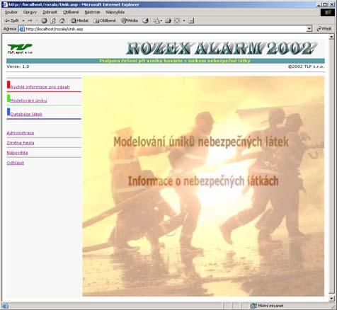 Program pracuje se dvěma matematickými modely rozptylu látek v ovzduší.