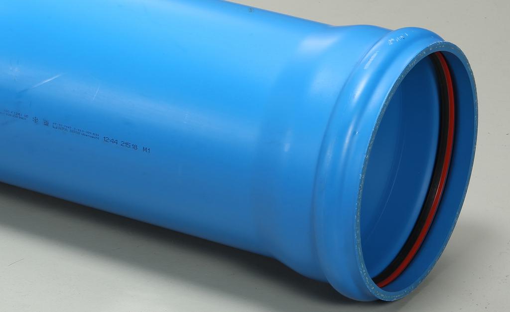ULTRA SOLID BLUE PIPE (THE BEST PIPE) KANALIZAČNÍ POTRUBÍ Z PVC-U S MIMOŘÁDNOU RÁZOVOU ODOLNOSTÍ speciální směs PVC-U s mimořádnou