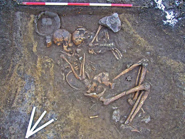 Archeologické rozhledy LXX 2018 517 Obr. 8. Holubice, okr. Praha-západ. Objekt 24, k. badenská. Fig. 8. Holubice, Praha-západ district. Feat. 24, Baden culture.