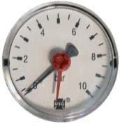 eploměr s jímkou l=30 mm, 3/8", zadní připojení, 0-120, průměr 40 mm 10472 116,- eploměr
