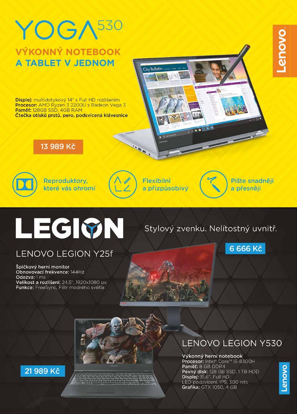Lenovo IdeaPad 320 16 999,- 15 990,- Rychlost díky SSD Windows 10 Home 15,6 Full HD displej s rozlišením 1920x1080