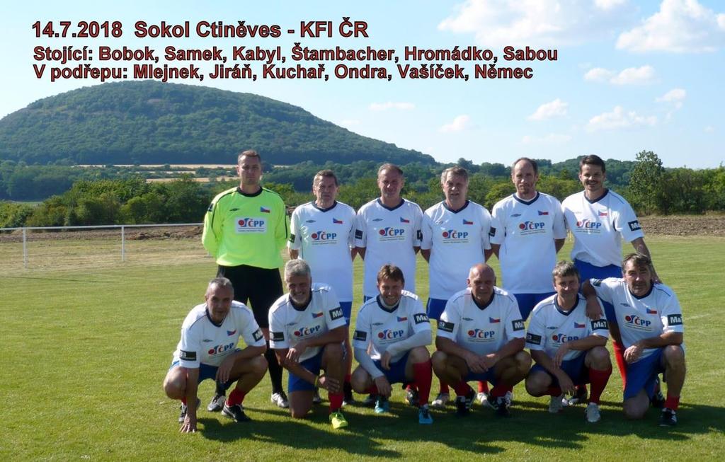 Internacionálové měli mnoho šancí, které neproměnili a v poločase byl stav jen 1 : 3. Nakonec cca 250 diváků tleskalo celkem 10-ti gólům.