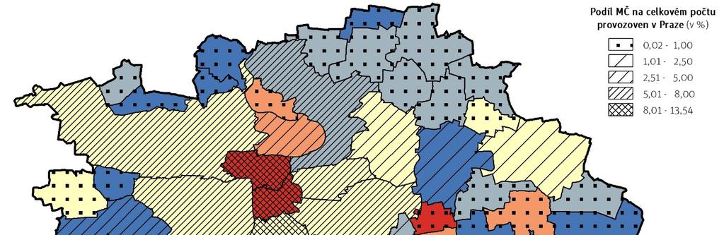 Průměrný počet na 1 000 obyvatel v hl. m.