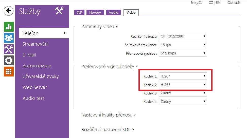 Jak konfigurovat 2N Helios IP intercom FW verze 2.6 a vyšší Konfigurace tlačítek zrychlené volby V levém menu vyberte Basic Settings - Phone book a vyberte jednu pozici, abyste ji nastavili.