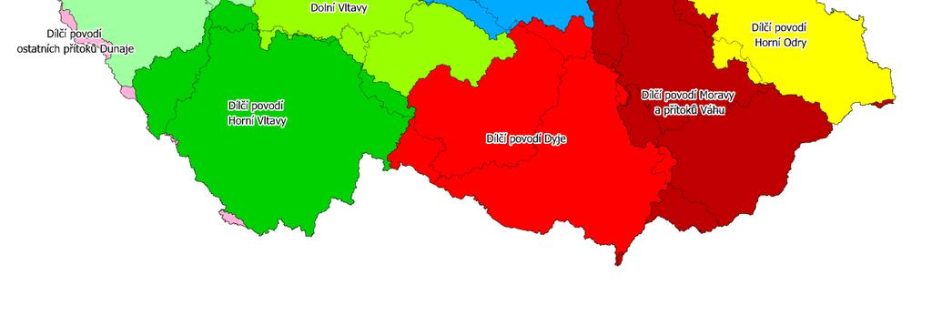 vod v úseku vlastního toku Labe od soutoku s Vltavou po státní hranici do Labe Vodohospodářská bilance pro území ve správě Povodí Labe, státní podnik za rok 2015 je v některých svých částech