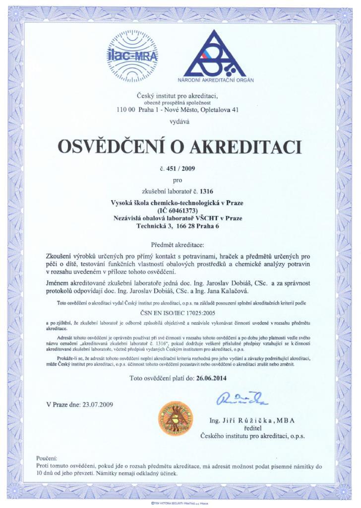 Balení potravin Optimalizace funkčních parametrů systémů balení potravin pro konkrétní výrobky (bariérové a mechanické parametry, tepelná odolnost, korozní stabilita atd.