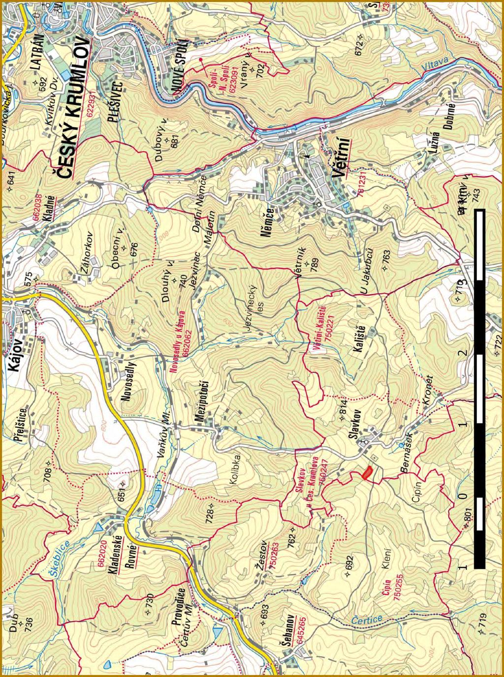 Příloha M1-a: Orientační mapa s