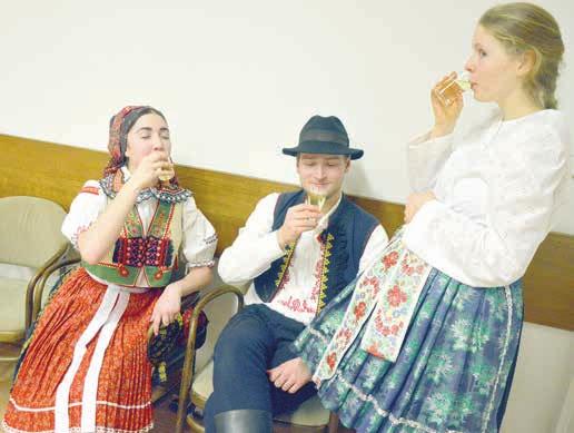 FOTO: KET Kyjovská folklorní přípravka přijela do Babic v hojném počtu. FOTO: KET z Kyjova se stal zajímavostí tohoto plesu.