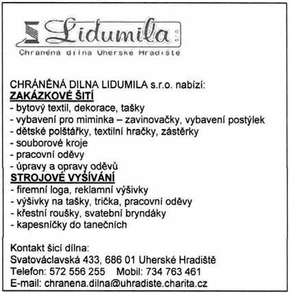 Více informací na tel.: 572 581 563. K2019/68 Stav. fir. přijme rozpočtáře: SŠ (VŠ), praxe 5 let, mzda dohodou. drivestone@seznam.cz, mob.: 777 003 245 K2019/61 Kadeřnictví Hair Salon v Uh.