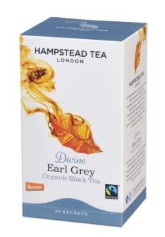 EARL GREY Lehčí černý čaj dochucený kvalitním citrusovým bergamotovým olejem. BIO BYLINNÉ/OVOCNÉ SÁČKOVÉ ČAJE, 20 x 1.5g (v nabídce navíc mátový a heřmánkový čaj).