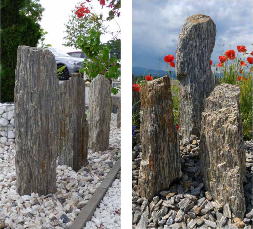 Monolity s řezaným podstavcem Monoliths with cut base / Nadeln mit geschnittenem