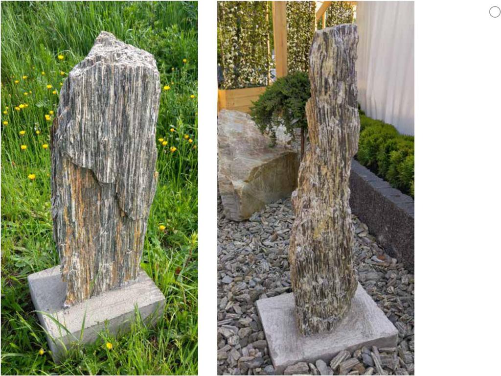 Monolity v betonovém podstavci Monoliths in concrete base / Nadeln auf Betonplatte