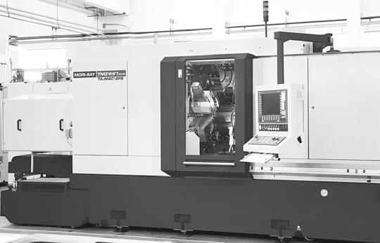 MORI-SAY TMZ867CNC Technické parametry Počet vřeten ks Max. průměr tyče Max. vnitřní průměr upínací trubky Max. délka podání Max. otáčky vřeten min -1 Max. výkon motoru vřetena kw Max.