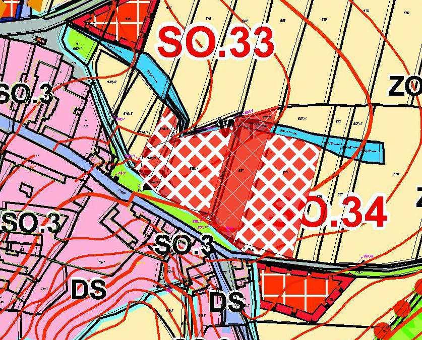 č. 855/4 v k.ú. Louny určeného územním plánem pro rozvoj sportovních ploch na plochu pro občanské vybavení. 2) Osadní výbor Nečichy podal dne 17.