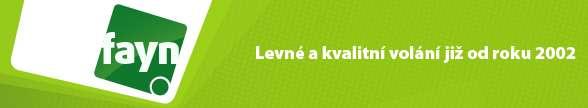 Volání v rámci ČR a další ceny fayn TOP Pásmo Kč / min Pevné sítě z GSM H24 1,00 Kč Mobilní sítě z GSM H24 1,00 Kč SMS H24 1,19 Kč MMS H24 4,99 Kč VoIP síť FAYN a partnerské sítě (VoIP- H24