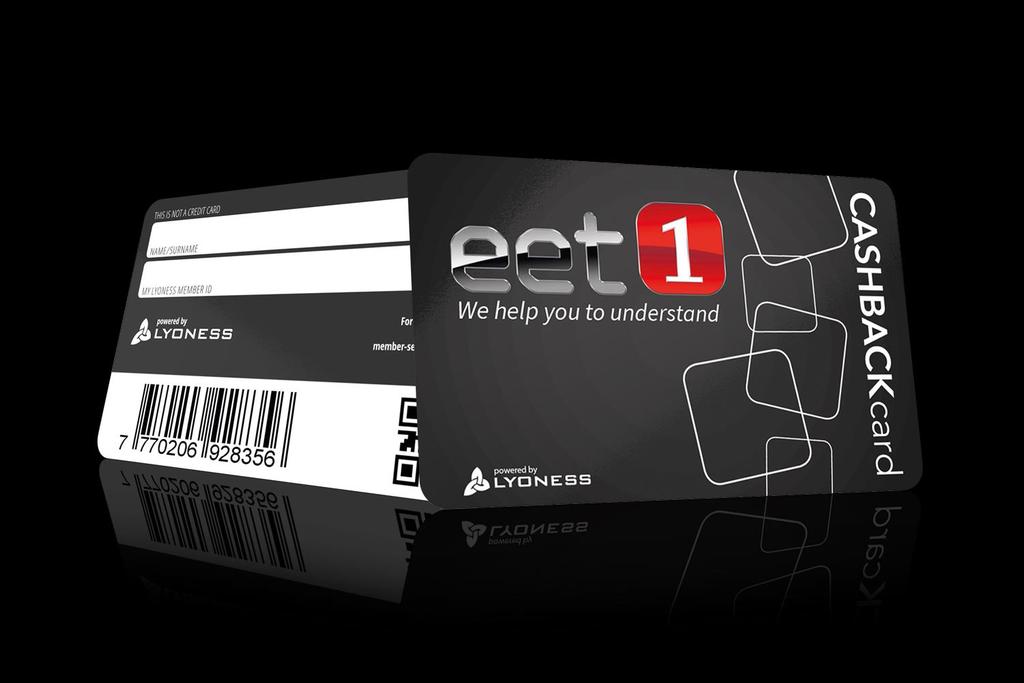 5. JEDINEČNÉ PŘIDANÉ HODNOTY DÍKY SPOLUPRACUJÍCÍM PARTNERŮM eet1 CASHBACK CARD PRO VAŠE NÁKUPY!