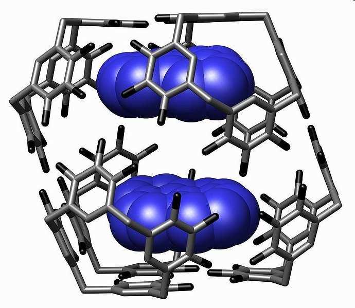 noncovalent capsules, liquid clathrate chemistry, and the design and synthesis of anion-binding hosts.
