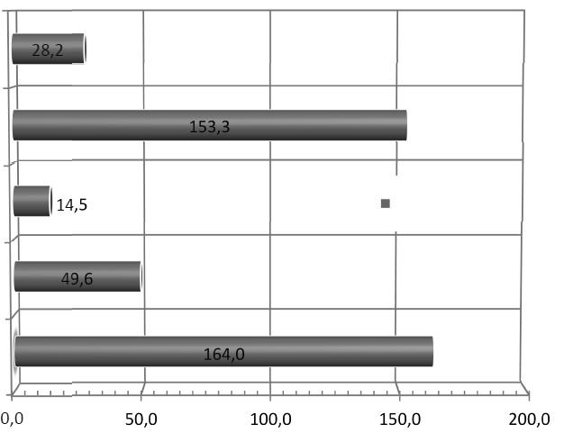 Figure 5: Estimated direct impacts on the economy of Prague created by expenditures of visitors to RunCzech.