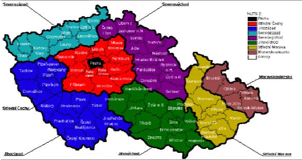 24 Příloha 1 Mapa regionů nuts 2 Adresy regionálních odborů Státního zemědělského intervenčního fondu NUTS 2 Název RO SZIF Adresa Střední Čechy Praha a Střední Čechy budova ÚZPI, Slezská 7, 120 56