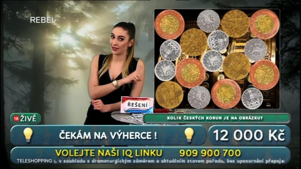 Někdy byla otázka formulována jako kolik korun je na obrázku?, jindy jaké je číslo v obálce?