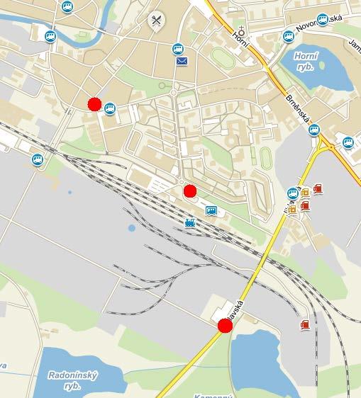 MAPA zastávky detail č. 1 9 Mapa zastávky, detail č. 1 ul.