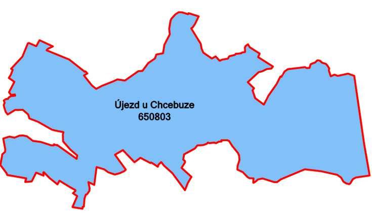 Tabulka 12: Statistické údaje o bydlení, Katastrální území Újezd u Chcebuze (k 25. červnu 2017) Typ údaje Způsob využití Počet Typ údaje Způsob využití Počet č.p. Bydlení 0 č.p. Ubytovací zařízení 0 č.
