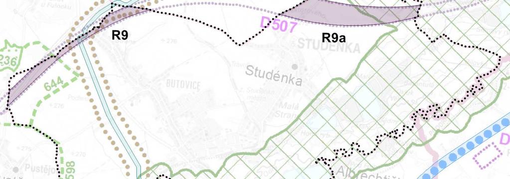 1 ÚP Studénka Je zapracován koridor technické infrastruktury Z63a TI pro veřejně prospěšnou stavbu nadmístního významu - zdvojení stávajícího