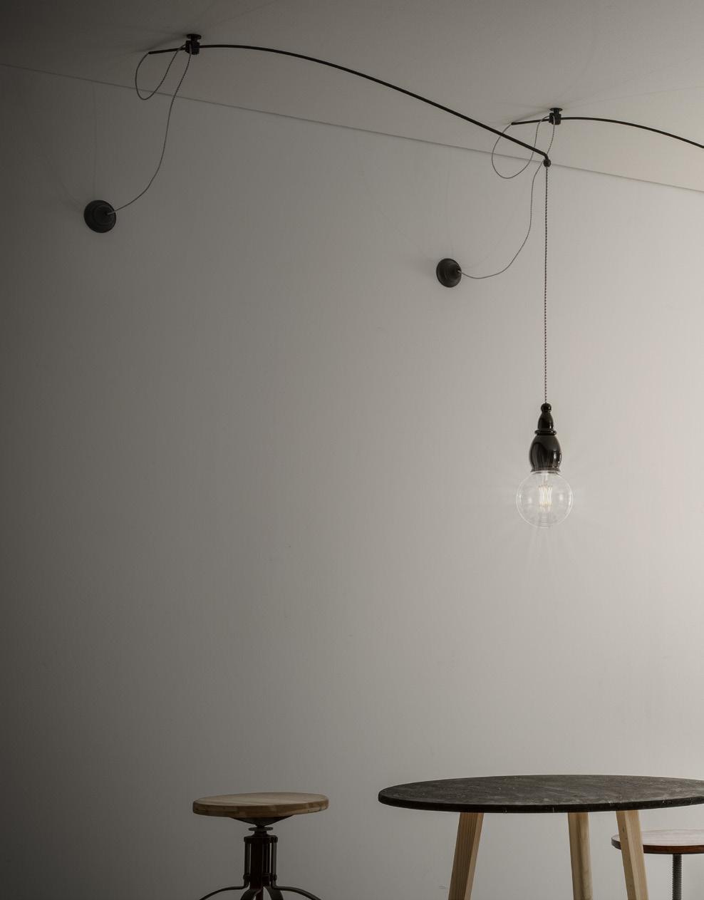 48 Aldo Bernardi LINEA Fate Lenza Struttura a soffitto o a parete.