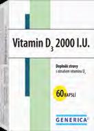 Imunita, kosti, svaly Vitamin D přispívá ke správnému vstřebávání a využití vápníku a fosforu