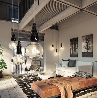 This solution is indicated to create, as desired, a line of pendants, on rigid support in antiqued brass which has standard dimensions 1800 mm. x 115 mm.