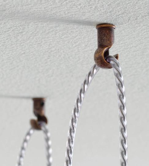 16 Aldo Bernardi LINEA Fate Rosone multiplo circolare Round multiple canopy Accattivante soluzione indicata per creare un grappolo fino a 5 sospensioni, regolabili in altezza al momento dell