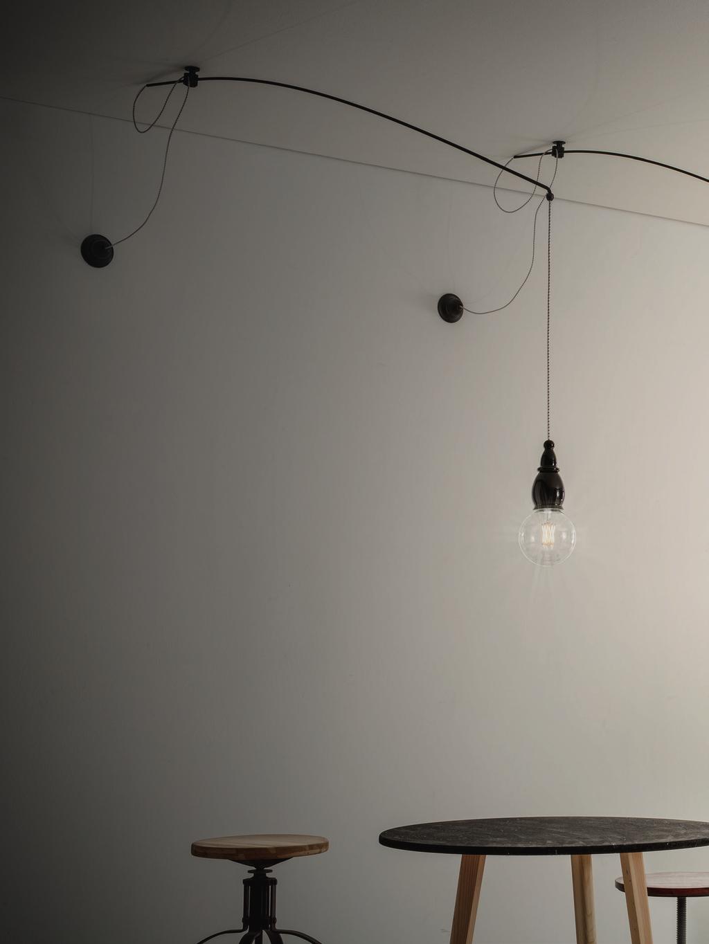40 Aldo Bernardi LINEA Fate Lenza Struttura a soffitto o a parete.