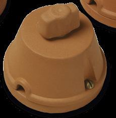 Articles can be supplied in white ceramic or cotto ceramic.